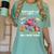 School Secretary Read Books And Know Things Flowers Flamingo Women's Comfort Colors T-Shirt Violet