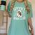 Spooky Book Club Cute Ghost Reading Book Halloween Costume Women's Comfort Colors T-Shirt Violet