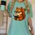 Squirrel Reading Book Lover Women's Comfort Colors T-Shirt Violet