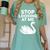 Stop Looking At Me Swan Introvert Humor Women's Comfort Colors T-Shirt Violet