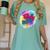 Totally 80's Tie Dye Retro Vibes 1980s Style Nostalgia Women's Comfort Colors T-Shirt Violet