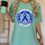 I Wear Blue In Memory Of My Aunt Colon Cancer Awareness Women's Comfort Colors T-Shirt Violet I Wear Blue In Memory Of My Aunt Colon Cancer Awareness Women's Comfort Colors T-Shirt Violet