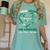 I Wear Green In Memory Of My Grandma Liver Cancer Awareness Women's Comfort Colors T-Shirt Violet I Wear Green In Memory Of My Grandma Liver Cancer Awareness Women's Comfort Colors T-Shirt Violet