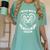 I Wear In Memory Of Cousin Lung Cancer Awareness Women's Comfort Colors T-Shirt Violet