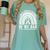 I Wear In Memory Of Dad Lung Cancer Awareness Ribbon Women's Comfort Colors T-Shirt Violet