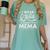 I Wear In Memory Of My Mema Lung Cancer Women's Comfort Colors T-Shirt Violet
