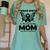 I Wear In Memory Of My Mom Butterfly Lung Cancer Women's Comfort Colors T-Shirt Violet