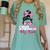 I Wear Pink In Memory Of My Aunt Breast Cancer Awareness Women's Comfort Colors T-Shirt Violet I Wear Pink In Memory Of My Aunt Breast Cancer Awareness Women's Comfort Colors T-Shirt Violet