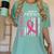 I Wear Pink In Memory Of Friend Breast Cancer Awareness Flag Women's Comfort Colors T-Shirt Violet