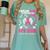 I Wear Pink In Memory Of My Gigi Breast Cancer Awareness Women's Comfort Colors T-Shirt Violet I Wear Pink In Memory Of My Gigi Breast Cancer Awareness Women's Comfort Colors T-Shirt Violet