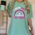 I Wear Pink In Memory Of My Mom Breast Cancer Awareness Raglan Baseball Tee Women's Comfort Colors T-Shirt Violet