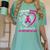 I Wear Pink In Memory Of My Mother In Law Mom Breast Cancer Women's Comfort Colors T-Shirt Violet