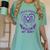 Wear Purple In Memory Of My Aunt Pancreatic Cancer Awareness Women's Comfort Colors T-Shirt Violet