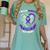 I Wear Purple In Memory Of Great Grandpa Epilepsy Awareness Women's Comfort Colors T-Shirt Violet