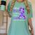 I Wear Purple In Memory Of My Sister Overdose Awareness Women's Comfort Colors T-Shirt Violet I Wear Purple In Memory Of My Sister Overdose Awareness Women's Comfort Colors T-Shirt Violet