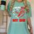 I Wear Red In My Memory Of My Dad Heart Disease Awareness Women's Comfort Colors T-Shirt Violet I Wear Red In My Memory Of My Dad Heart Disease Awareness Women's Comfort Colors T-Shirt Violet