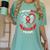 I Wear Red In Memory Of Friend Heart Disease Awareness Month Women's Comfort Colors T-Shirt Violet
