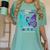 I Wear Teal And Purple In Memory Of My Brother Women's Comfort Colors T-Shirt Violet I Wear Teal And Purple In Memory Of My Brother Women's Comfort Colors T-Shirt Violet