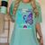 I Wear Teal And Purple In Memory Of My Dad Women's Comfort Colors T-Shirt Violet