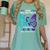 I Wear Teal And Purple In Memory Of My Nephew Women's Comfort Colors T-Shirt Violet I Wear Teal And Purple In Memory Of My Nephew Women's Comfort Colors T-Shirt Violet