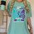 I Wear Teal And Purple In Memory Of My Son Women's Comfort Colors T-Shirt Violet
