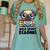 Wild About Reading Book Lover Pug Dog Women's Comfort Colors T-Shirt Violet