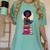 Woman And Books Stack Afro Girl Reading Lover Women's Comfort Colors T-Shirt Violet