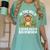 Women's Wild About Reading Book Reader Lion Zoo Animals Kids Women's Comfort Colors T-Shirt Violet