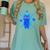 Yk2 Grunge Earthy Blue Cat With Stars Tomboy 90s Nostalgia Women's Comfort Colors T-Shirt Violet