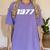 1977 Printed For 70's Birthdays Events Graduations T-Shirt Women's Comfort Colors T-Shirt Violet