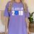 2018 Criminal Justice Graduation Shirt Criminal Justice Women's Comfort Colors T-Shirt Violet