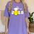 2018 Softball Senior Graduation Shirt For Girls Grad Women's Comfort Colors T-Shirt Violet