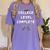 2019 College Level Complete Gamer Graduation Shirts Women's Comfort Colors T-Shirt Violet