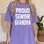 2019 Senior Grandma SEN19R Class Graduation Party T Shirt Women's Comfort Colors T-Shirt Violet