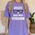 2020 A Class With Vision Perfect Eyesight Graduation T Women's Comfort Colors T-Shirt Violet