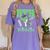 5th Grade Graduate Dinosaur Dab Graduation School Women's Comfort Colors T-Shirt Violet