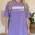 Accountant Est 2019 Graduation Idea Women's Comfort Colors T-Shirt Violet