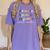 Advocate Support Empower Cute Social Worker Graduation MSW Women's Comfort Colors T-Shirt Violet