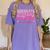 Advocate Support Empower Groovy Social Worker Graduation MSW Women's Comfort Colors T-Shirt Violet