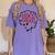 African American HBCU Grad College Graduation Women's Comfort Colors T-Shirt Violet