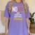 Air Traffic Control Major Student Shirt Graduation Women's Comfort Colors T-Shirt Violet