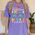 What An Awesome Pre-K Graduate Looks Like 2025 Graduation Women's Comfort Colors T-Shirt Violet