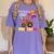 My Baby Just Crushed Preschool Graduation Women's Comfort Colors T-Shirt Violet