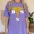 Bachelor Of Science Nursing Graduation Women's Comfort Colors T-Shirt Violet