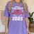 Bachelors Graduation 2022 Degree Bachelor Graduate Women's Comfort Colors T-Shirt Violet