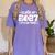 Back To School 2027 Baseball 2027 Graduation Class Of 2027 Women's Comfort Colors T-Shirt Violet