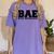 BAE And Educated Black History Month Graduation Women's Comfort Colors T-Shirt Violet