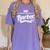 Barbershop Barber School Graduation Shirt Women's Comfort Colors T-Shirt Violet