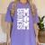 Baseball Senior Mom Class Of 2026 Senior Night Graduation Women's Comfort Colors T-Shirt Violet