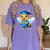 Bee Graduation Cute Kindergarten Elementary High School Women's Comfort Colors T-Shirt Violet